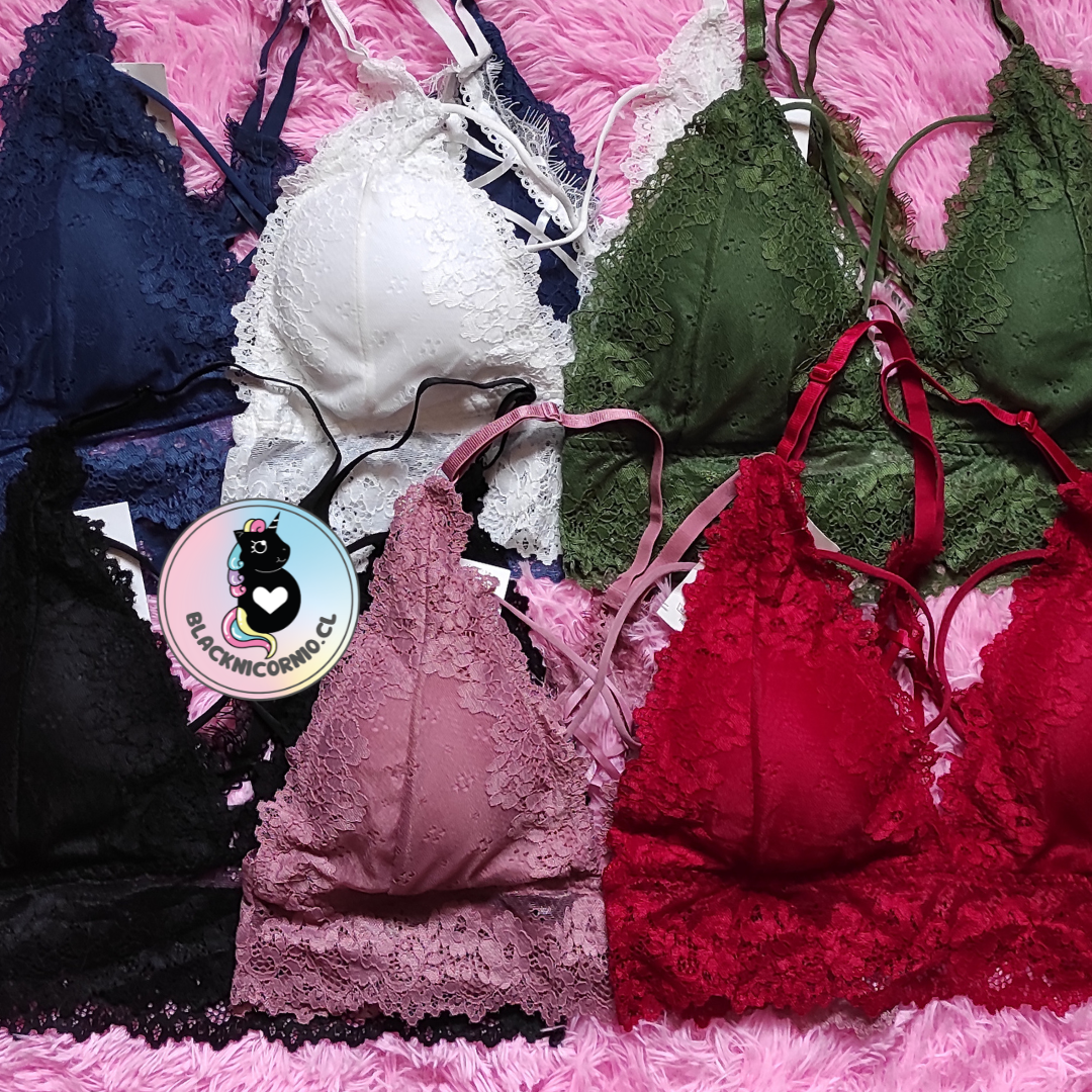 Sostén Tiras cruzadas adelante