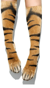 Calcetas pie de animal